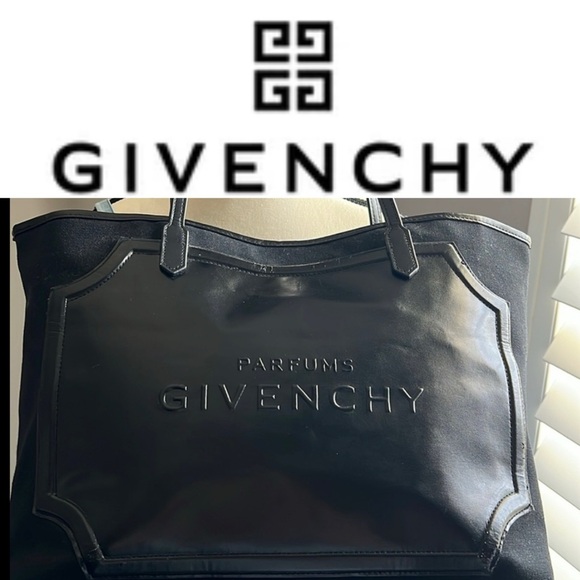Authentic GIVENCHY BLACK TOTE BAG - Picture 3 of 16